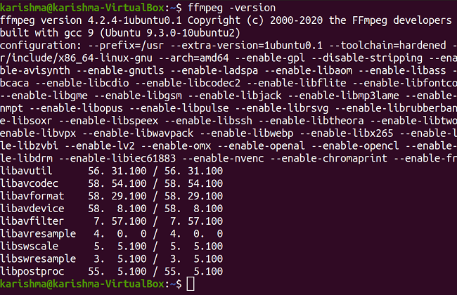 Install FFmpeg Ubuntu