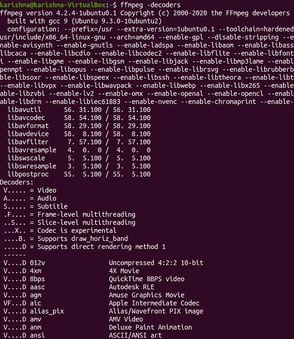 Install FFmpeg Ubuntu