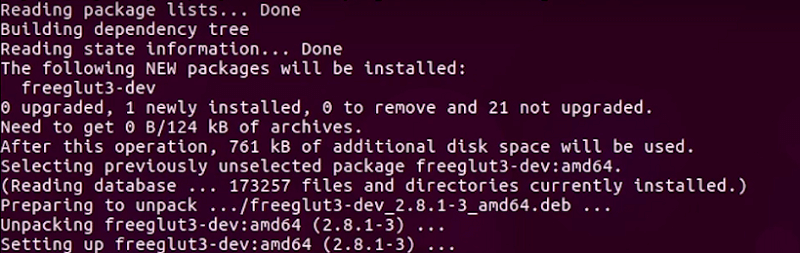 Install OpenGL Ubuntu