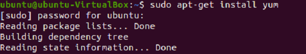 Install yum Ubuntu