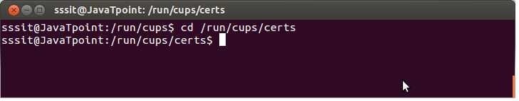 Cd Command In Linux Unix With Examples Javatpoint