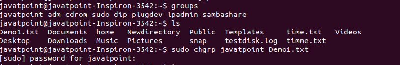 Linux chgrp Command