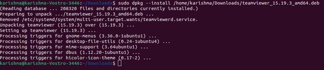 Linux dpkg command