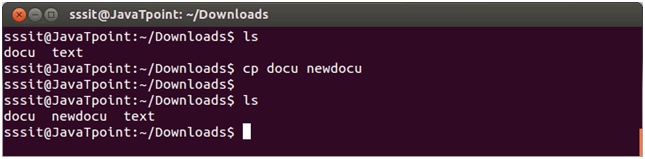 Linux File cp