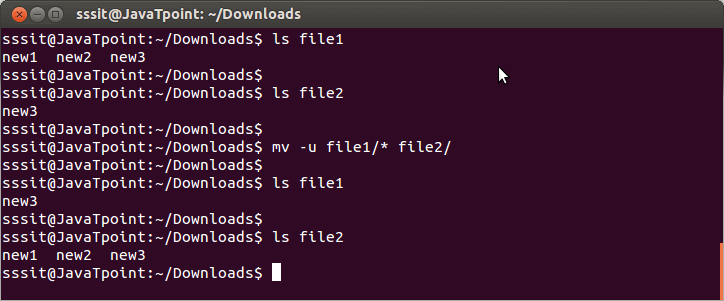 Linux-file-mv-u
