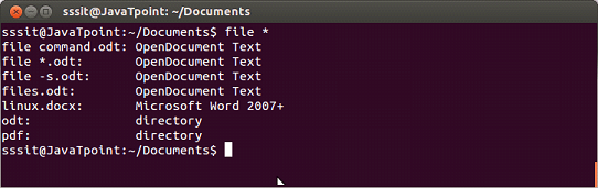 Linux file *