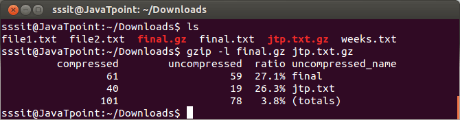 Linux gzip Filters3