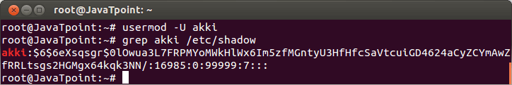 Linux User Password12