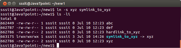 Linux Symbolic Links