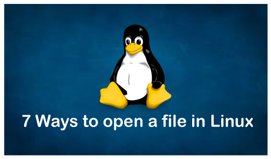 Open File in Linux