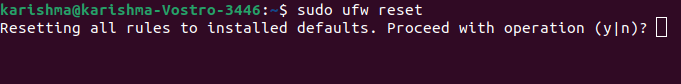 Ubuntu Disable Firewall