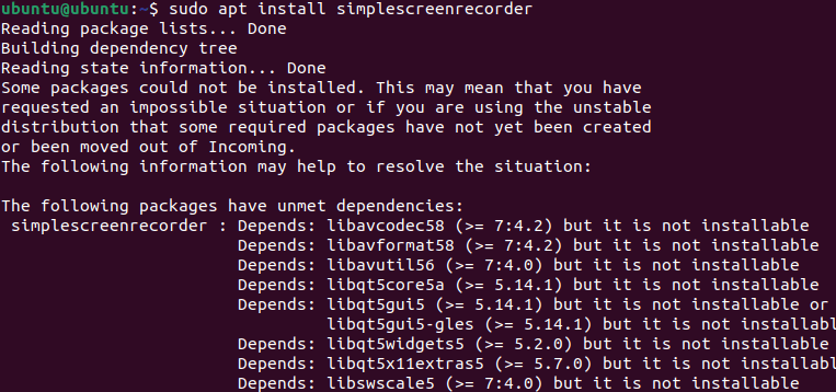 Ubuntu Screen Recorder