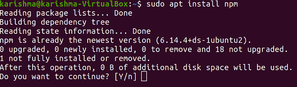Update Node Version Ubuntu