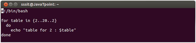 Para Loop Shell Scripting Javatpoint Carlos Ramirez