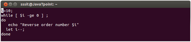 While Loop Shell Scripting Javatpoint