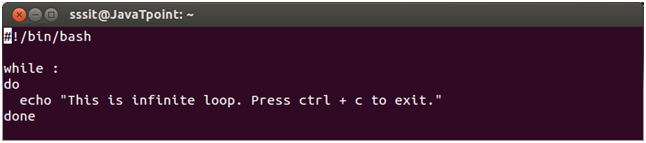 While Loop Shell Scripting Javatpoint