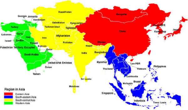 List of Asian Countries