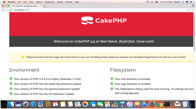 How to install CakePHP on MacOS