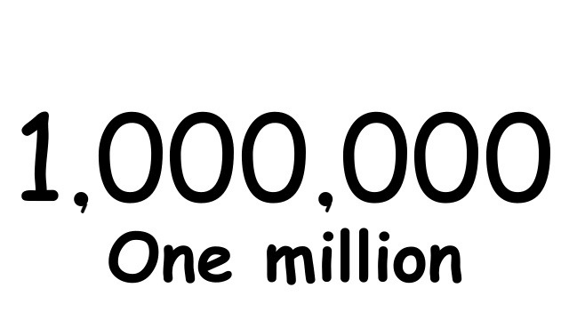 1 Million in Numbers