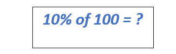 What is 10% of 100