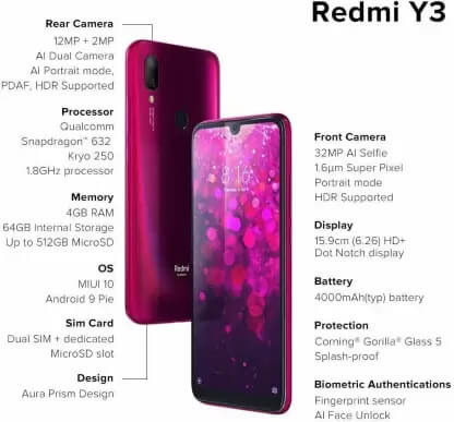 Redmi Y3 Review