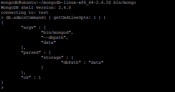 MongoDB Database commands