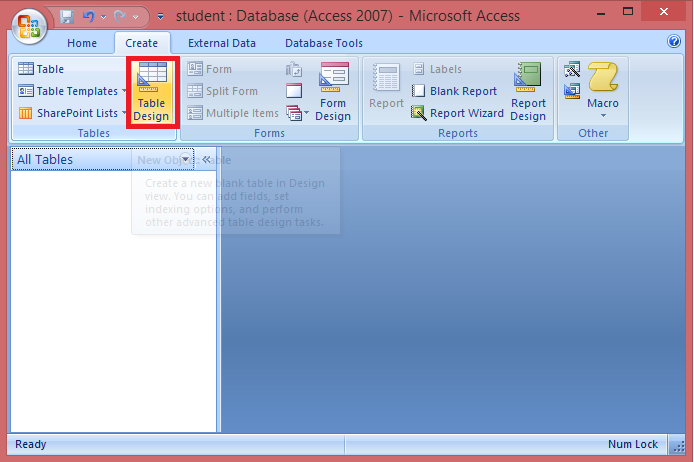 how to link a form to a database ms office 2013 software