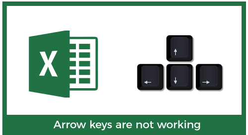 up and down arrows not working in excel