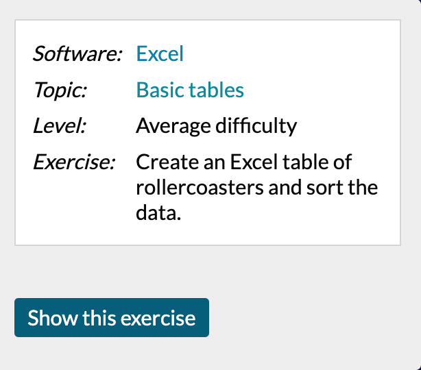 Basic Excel Practice Exercises xls