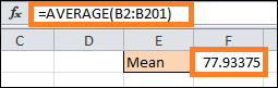 Bell Curve in Excel