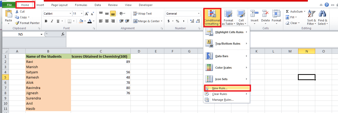 COUNTBLANK Function in Microsoft Excel