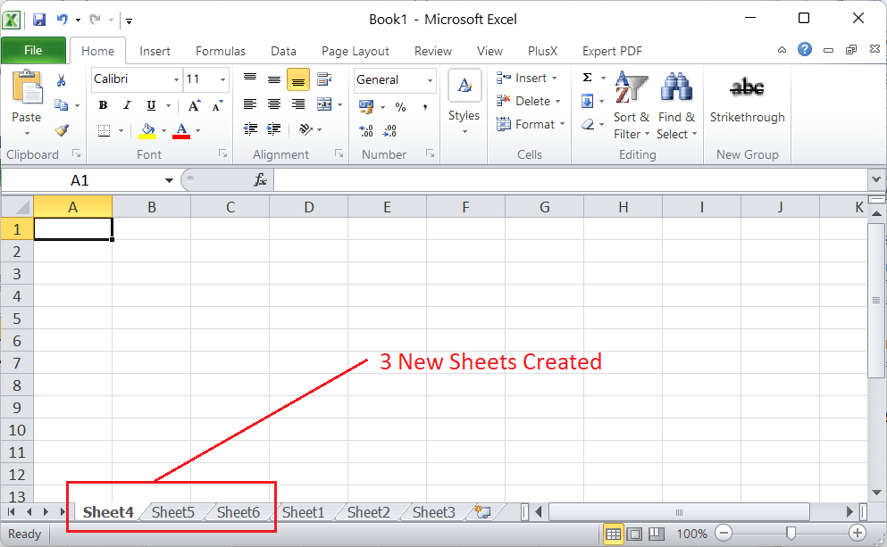 how to worksheet create