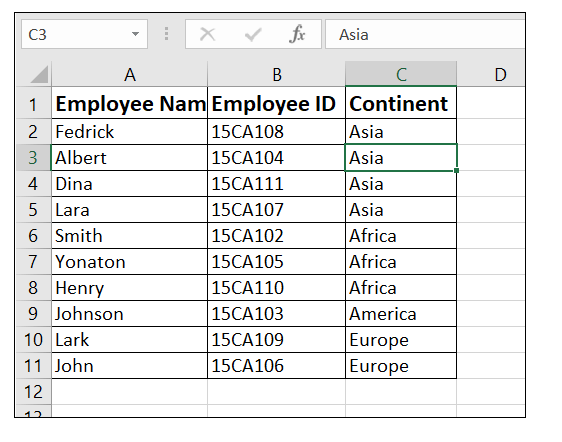 Custom Sorting in Excel