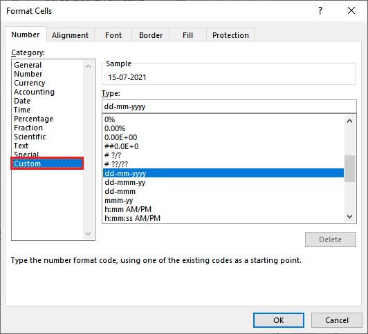 Date to month in excel