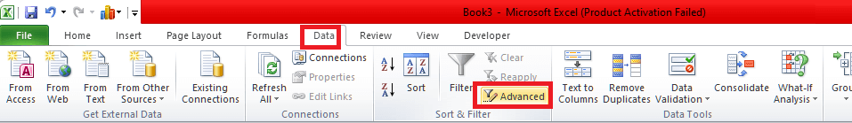 Difference between Autofilter and Advanced filter in Microsoft Excel