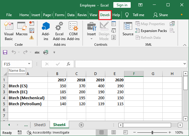 Excel automation