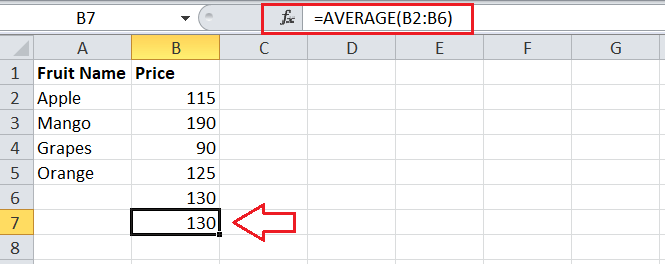 Excel Creating Formulas