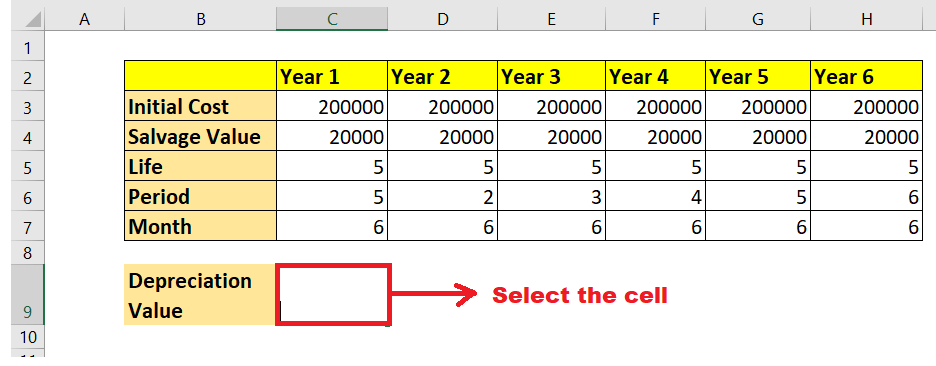 Excel DB Function