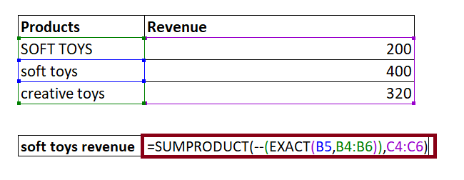 Excel Exact Function