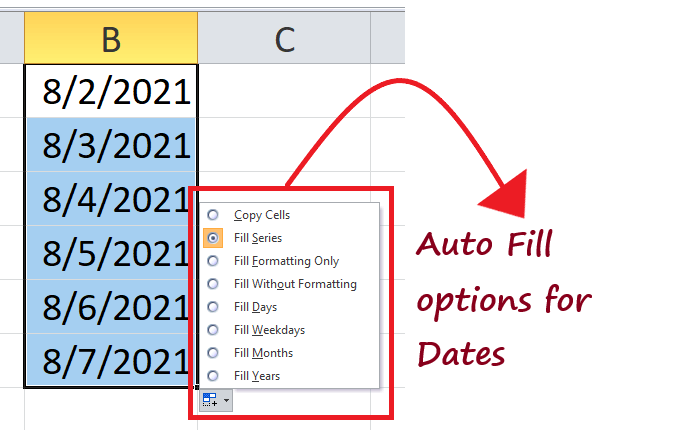 Tutorialeye Excel Fill Handle Examples 2065