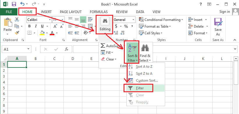 excel-filter-shortcut-javatpoint