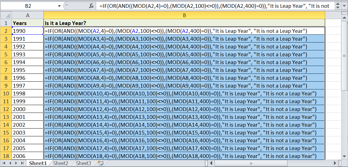 Excel IF Function