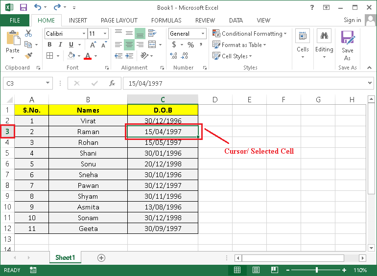 excel keyboard shortcut to insert row