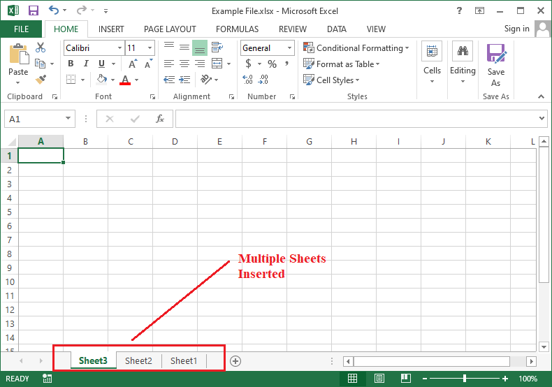 Excel New Sheet Shortcut