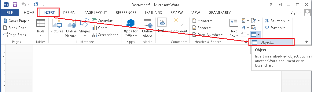 Excel to Word