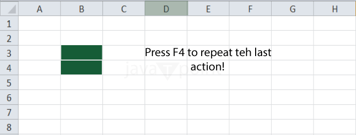 f4 Function in Excel