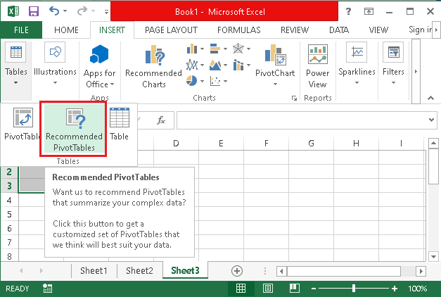 Features of MS Excel