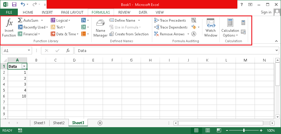 Features Of Ms Excel Javatpoint