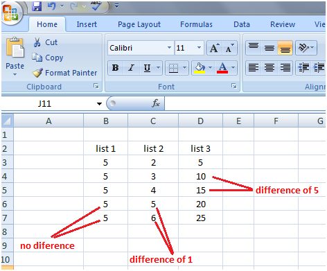 Fill Handle in Excel 2