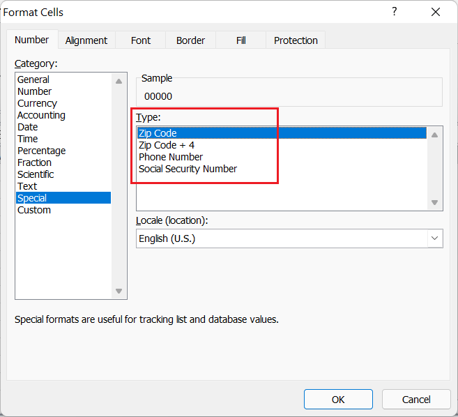 Format Cells in Excel